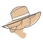 wide-brimmed beige hat with sash image